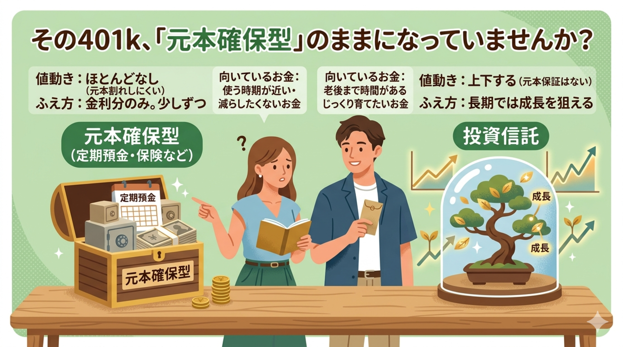 その401k、「元本確保型」のままになっていませんか？