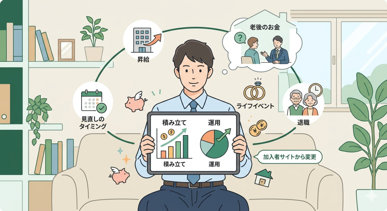 401kって、加入したあとに 何かすることがあるの？